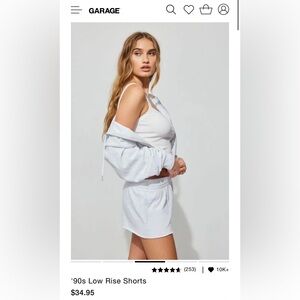 GARAGE sweatpant shorts